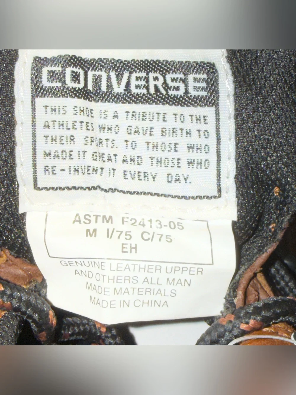 Very Rare CONVERSE® WATERPROOF SPORT HIKER C444 Mens Size 11 M Composite Toe NIB